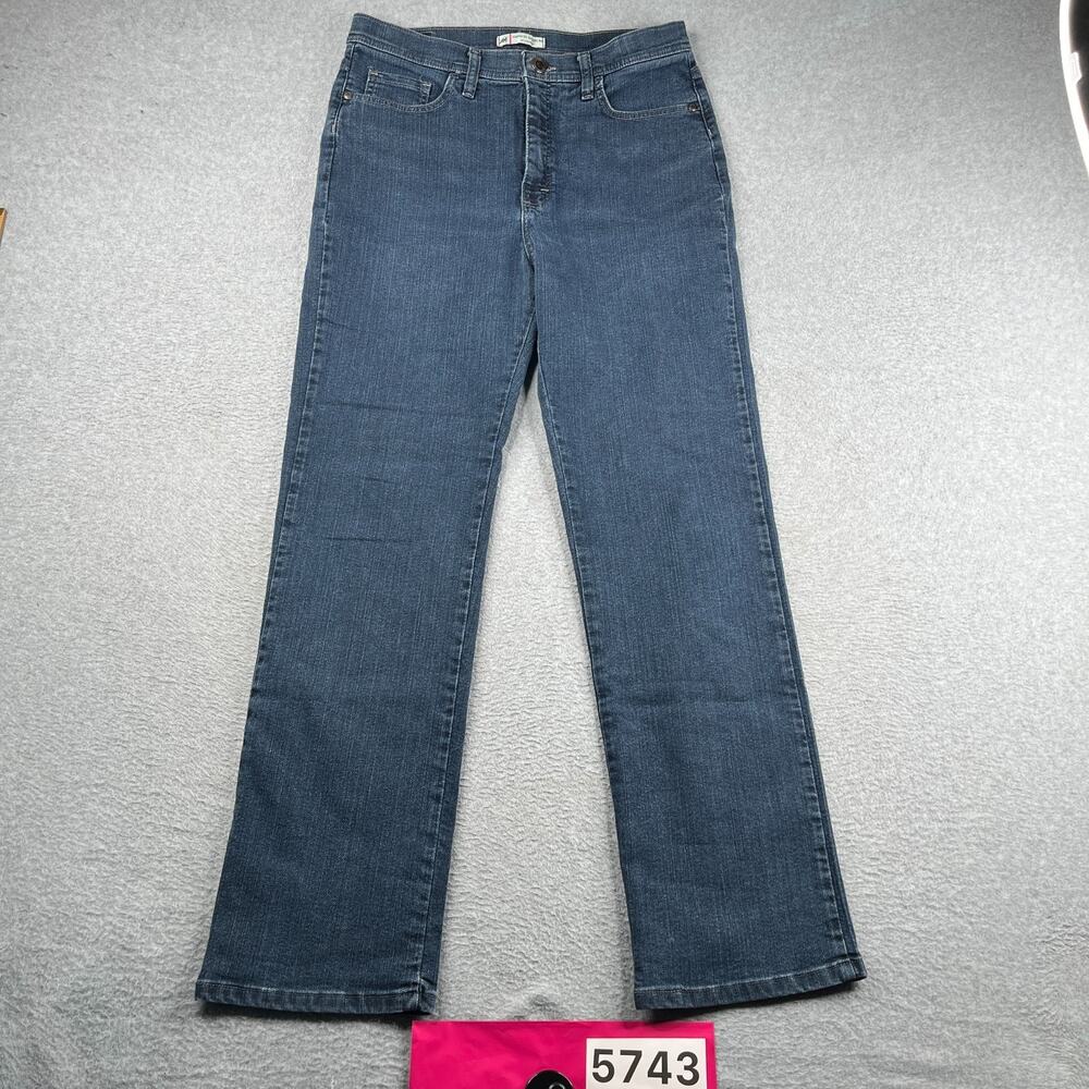 Lee Denim Jeans Classic Fit Straight Leg Womens 12 Medium